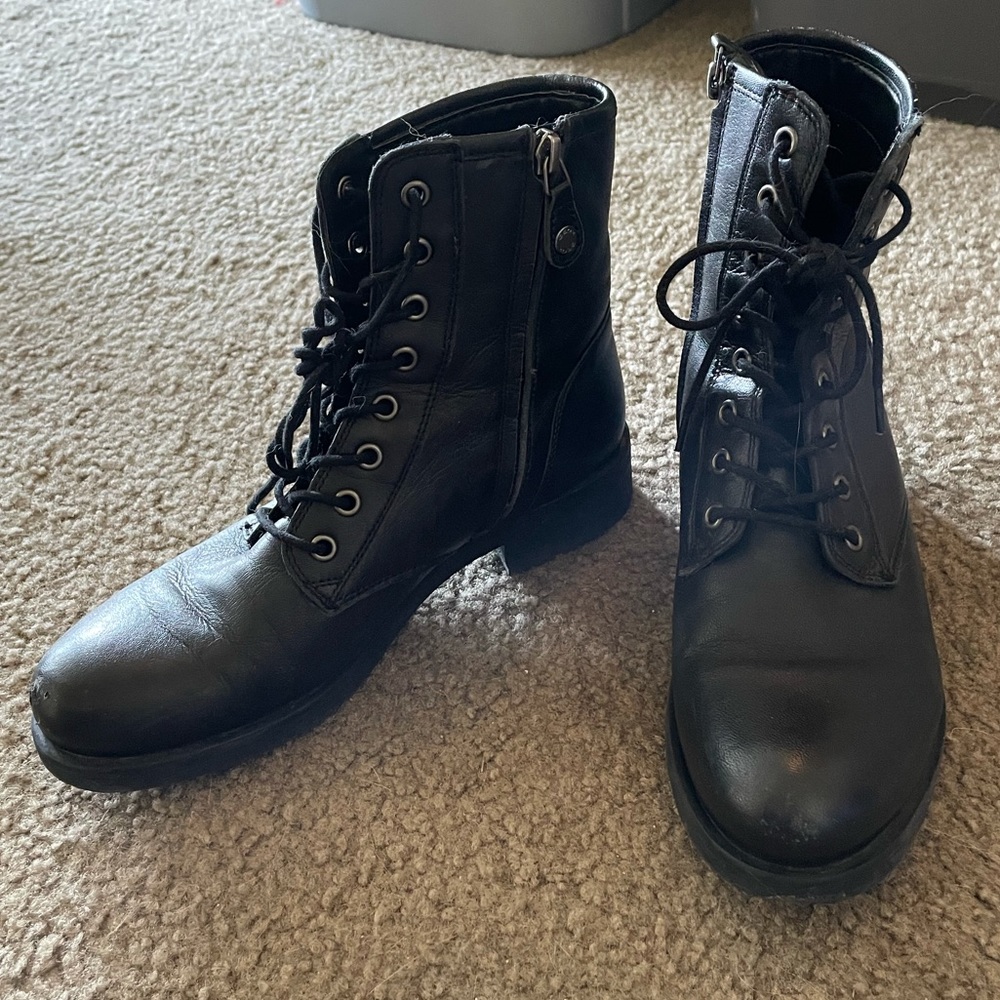 Lace up Combat Boots
